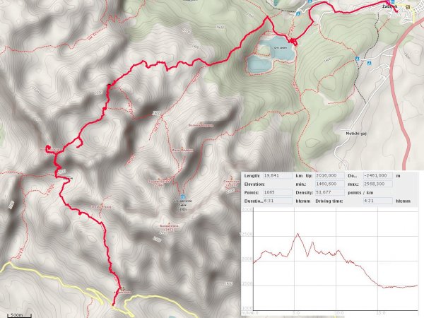 Mapa Bobotov Kuk